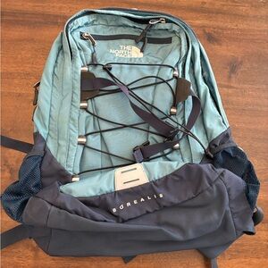 The North Face Backpack Borealis Blue Laptop Sleeve
